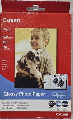Canon GP-401 Glossy Photo Paper 10x15cm (4x6") 190g/m² 100 Sheets