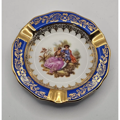 Limoges Fragonard Porcelain AshtrayVery Good Condition