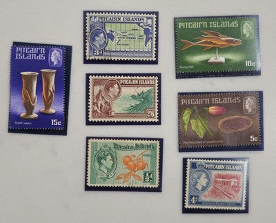 Vintage Unchecked International Pitcairn Islands Stamps #0420