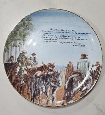 Banjo Paterson The Geebung Polo Club Collector Plate Westminster Australia 1984