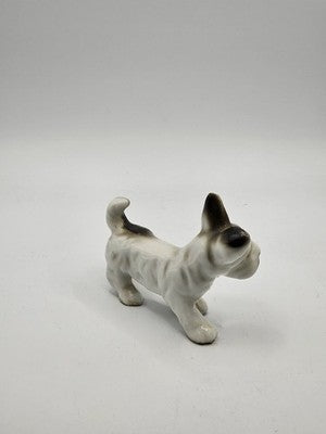 VINTAGE COLLIE DOG CERAMIC FIGURINE made in Japan