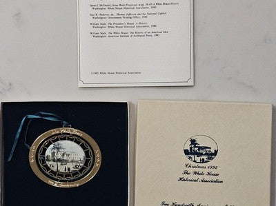 1992 White House Christmas Ornament 200th Anniversary Edition - in Original Box