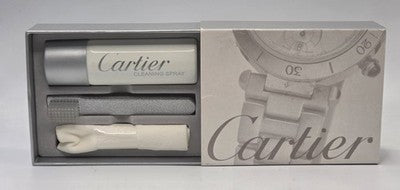 NIB Cartier Watch Cleaning Set (Spray, Brush and Wipe)