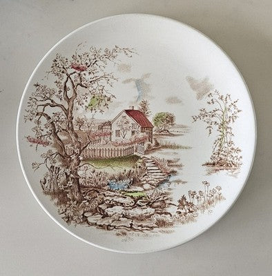 VINTAGE Johnson Bros "Spring" Ironstone 26cm Dinner Plate