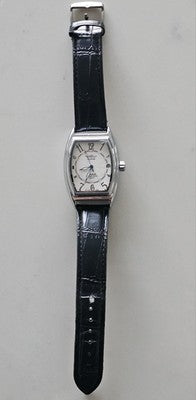 Winner No.503 Automatic Mechanical Men's Tonneau Watch – Leather Strap – Working