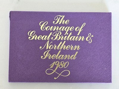 1980 Royal Mint UK North Ireland Coin Set-Decimal & Old Pre-Decimal Coins Folder