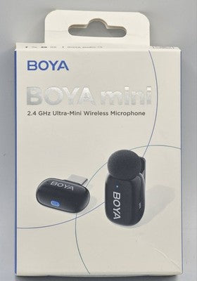 BOYA mini 2.4 GHz Ultra-Mini Wireless Microphone Type-C Noise Cancellation 100M