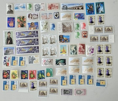 Vintage Global Stamp Collection Lot - France, Luxembourg, Montserrat & French Po