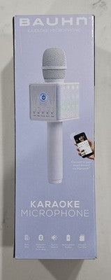 Bauhn Wireless Bluetooth Karaoke Microphone with Built-in Speaker & LED Lights
