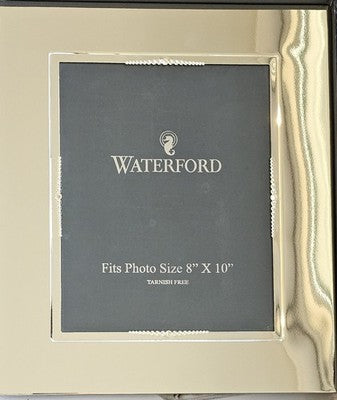 Waterford 8" x 10" Photo Frame Tarnish Free Crystal Accents