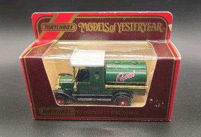 VINTAGE Matchbox Collection MODEL CARS-Y-3 1912 -Model 'T' Ford Tanker Castrol