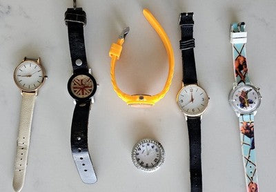 Lot of 6 Vintage & Character Wristwatches - Hello Kitty, Spiderman, Fashion