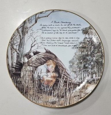 Banjo Paterson A Bush Christening Collector Plate Westminster Australia 1984