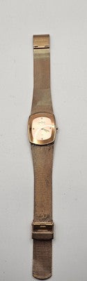 Skagen Rose Gold Tone Mesh Bracelet Watch - Champagne Dial, Working