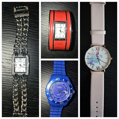Lot four Mixed Brand Watches, Ellit,  Bijoux Terner - in working comdition