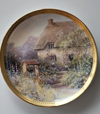 Royal Doulton Cottage at Wishing Well Lane Limited Edition Plate Hilary Scoffiel