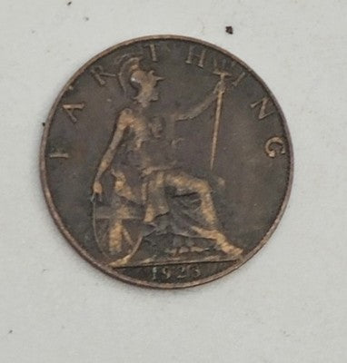 1896 Great Britain / UK One Penny Coin - Britannia & Queen Victoria - Circulated