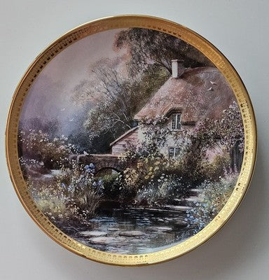 Royal Doulton Brookside Cottage Limited Edition Plate Hilary Scoffield Franklin