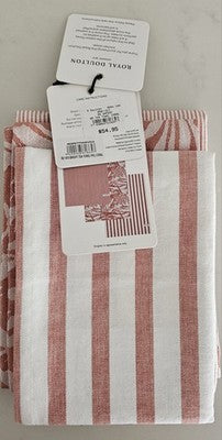 Royal Doulton Set of 3 Coral Napery Tea Towel