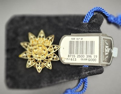 Branded Beautiful Gold Tone Brooch