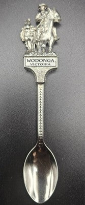 VINTAGE COLLECTOR 3D SOUVENIR Wodonga Victoria ia SPOON
