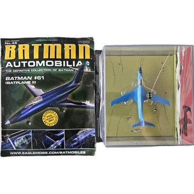 Eaglemoss Batman Automobilia No.45 Batplane II Die-Cast Vehicle Sealed Magazine
