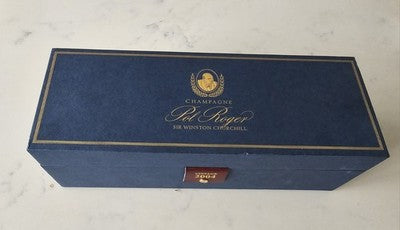 🍾 Pol Roger Sir Winston Churchill 2004 EMPTY Gift Presentation Box Queen's App