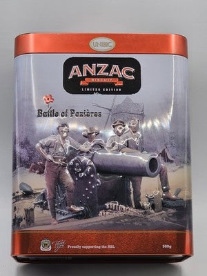 Limited Edition UNIBIC ANZAC Biscuit Tin - Battle of Pozières