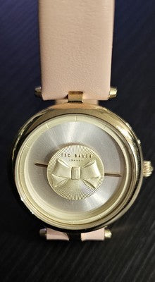 Ted Baker Women's Quartz Watch TE15199001 – Leather Strap – Working Condition