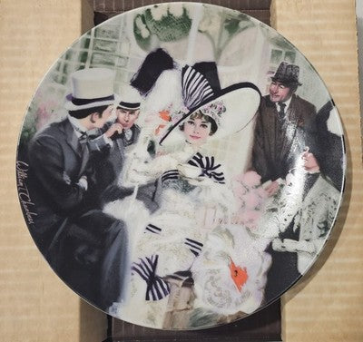 Edwin M. Knowles "Opening Day at Ascot" My Fair Lady Collector Plate COA