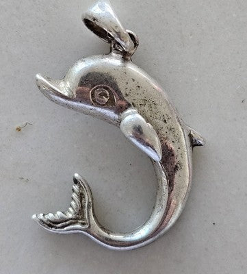 Sterling Silver Dolphin Pendant