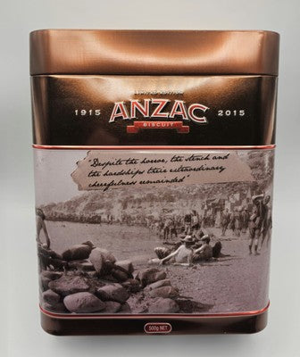ANZAC Biscuit Collectable Tin Limited Edition 100 Years Gallipoli 1915-2015