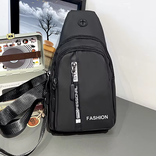 Cross Body Bag | Waterproof, Lightweight & Large Capacity | Sport-Black