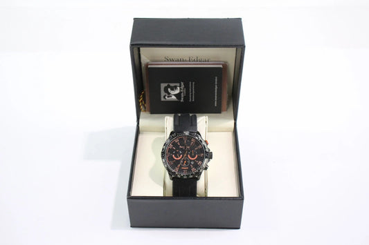 Swan & Edgar Grid Racer Triple Calendar Watch Automatic with original - Box Work
