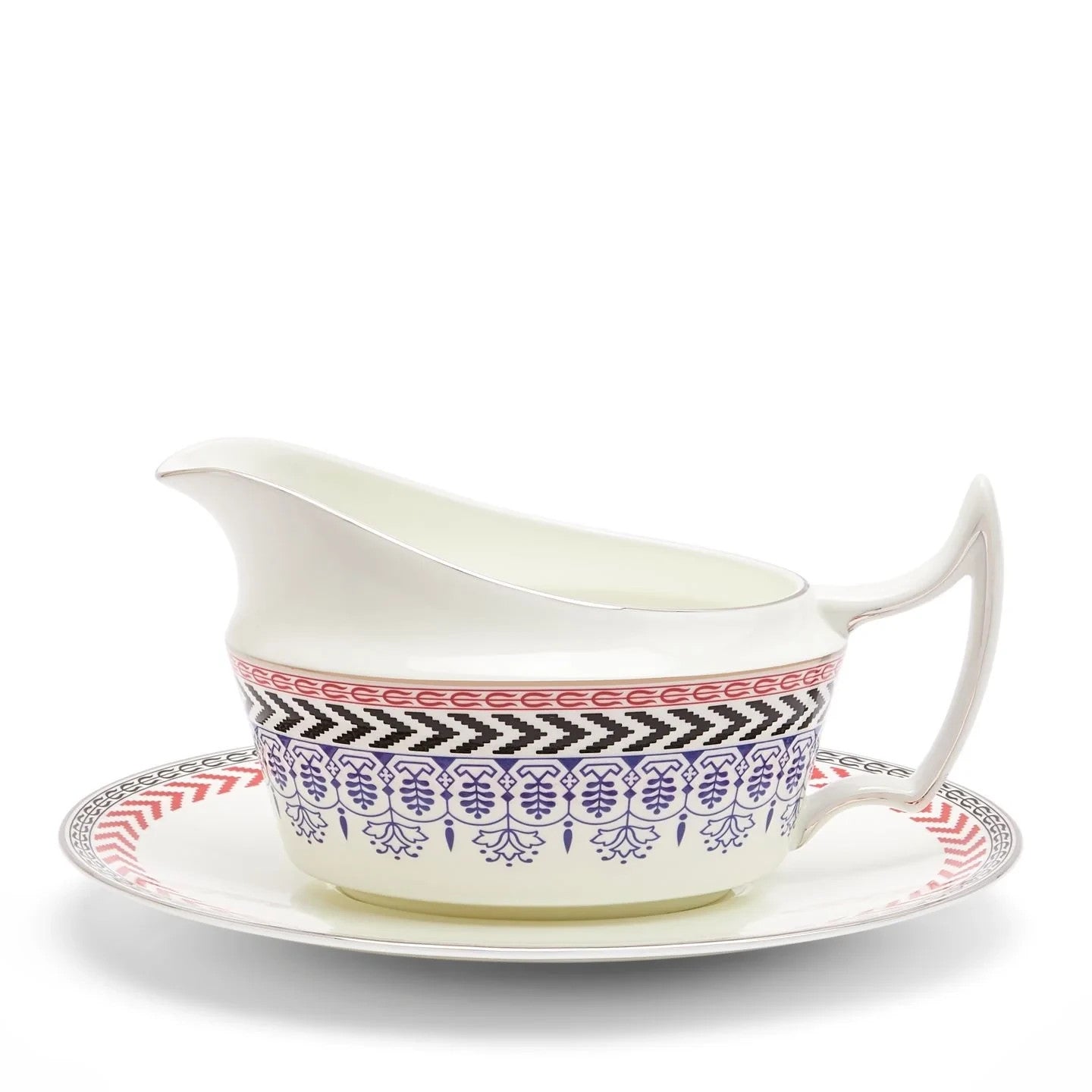 Wedgwood Clio Gravy / Sauce Boat & Stand 1st Quality Unused Condition