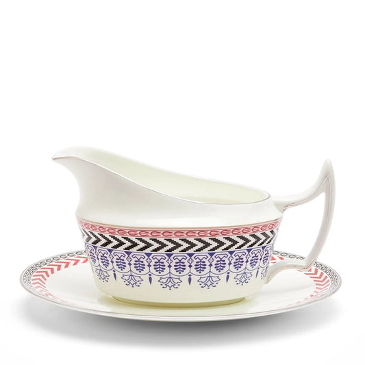 Wedgwood Clio Gravy / Sauce Boat & Stand 1st Quality Unused Condition