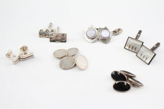 Sterling Silver Gents Accessories MOP Inlay Millennium Ingot x 6 (60g)