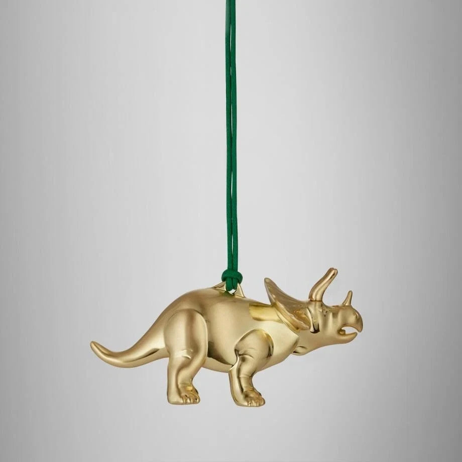 Waterford METAL Golden Triceratops Hanging Ornament RRP: $99.00