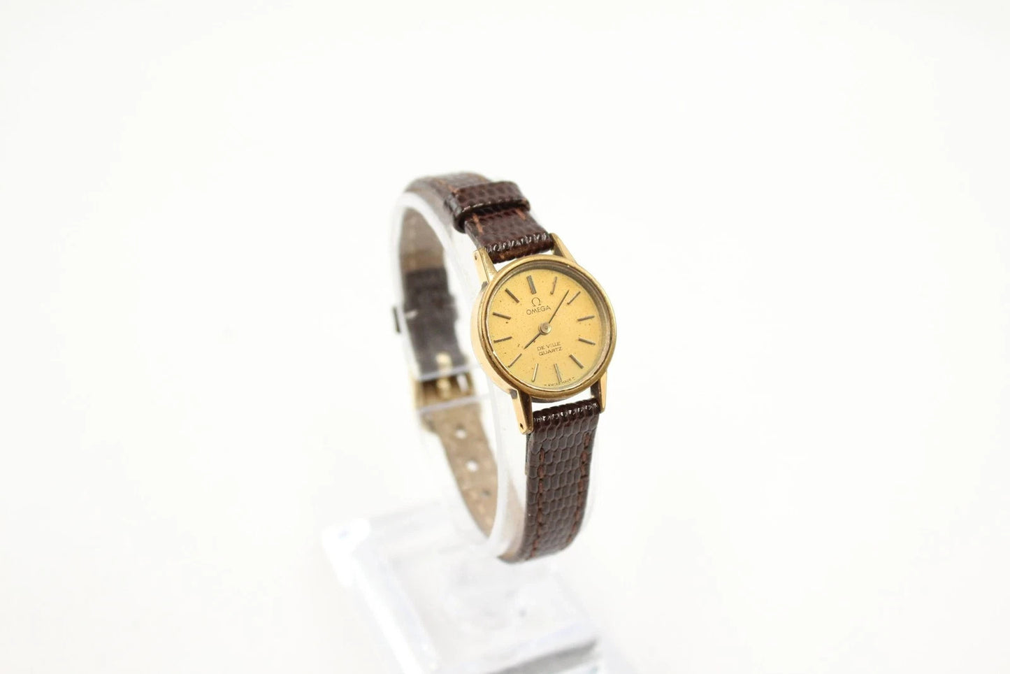 Omega De Ville Gold Tone Vintage Watch Quartz SPARES/REPAIRS