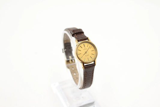 Omega De Ville Gold Tone Vintage Watch Quartz SPARES/REPAIRS