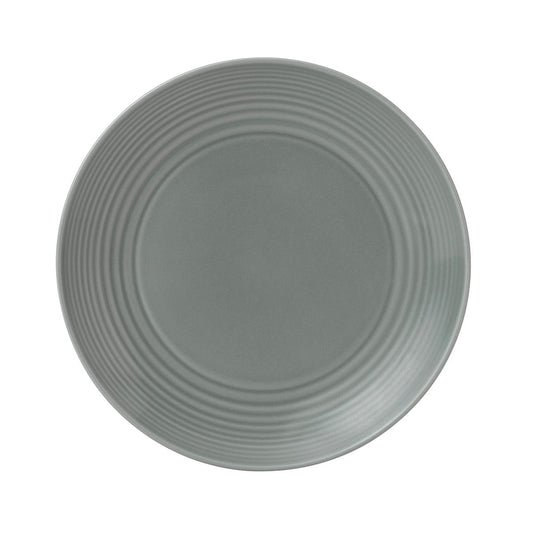 Royal Doulton Gordon Ramsay Maze Dark Grey Stoneware Salad Plates 8.7in set of 4