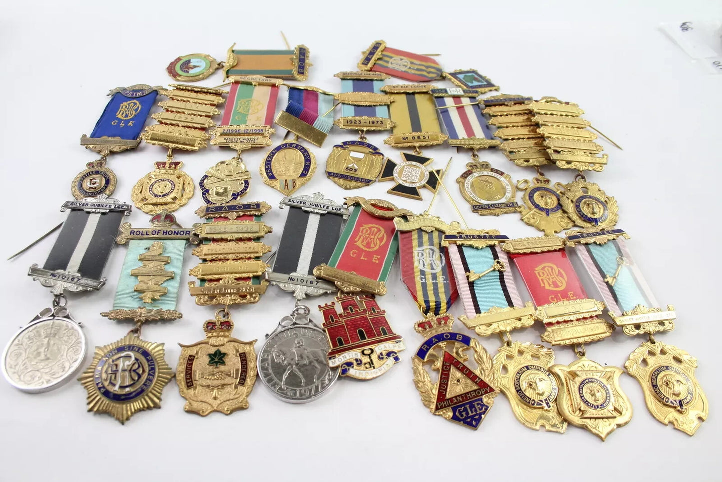 RAOB 20x Jewels / Medals – Silver Jubilee 50th Anniversary, Used, AU