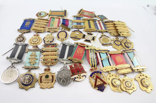 RAOB 20x Jewels / Medals – Silver Jubilee 50th Anniversary, Used, AU