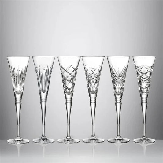 WATERFORD WINTER WONDERS 6PC FLUTE CLEAR SET - NEW IN BOX - RRP: $1890