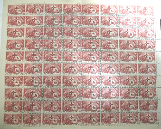 Pre Decimal Stamps: Sheet Mint- Great Item