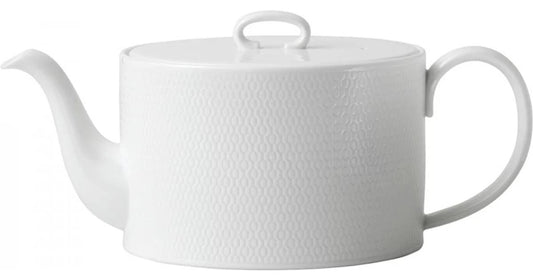 Wedgwood Gio White Teapot 1 Litre Modern Minimalist Tableware Gift - New