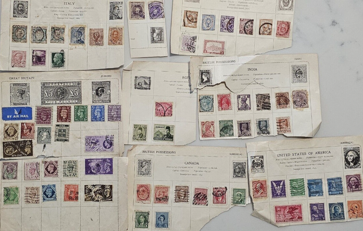 Surprise set of International Valuable stamps (#01123)