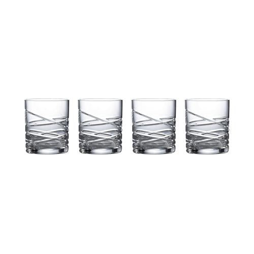 Royal Doulton Saturn Nouveau Crystal Tumbler Set of 4 : RRP $499