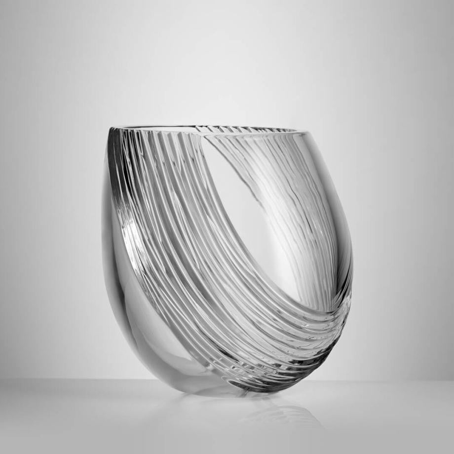 Waterford Ocean Mastercraft Wave Vase 19cm HANDCRAFTED IN IRELAND RRP: AUD$5,099