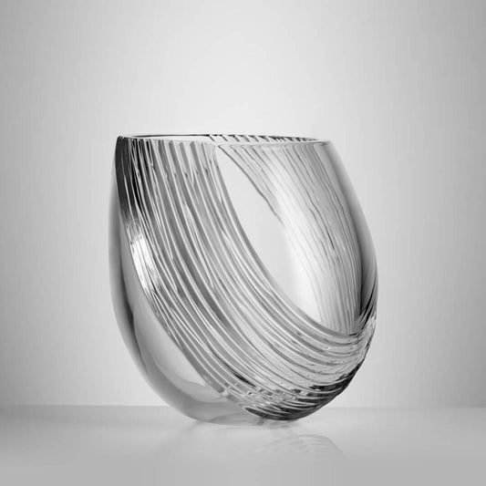 Waterford Ocean Mastercraft Wave Vase 19cm HANDCRAFTED IN IRELAND RRP: AUD$5,099